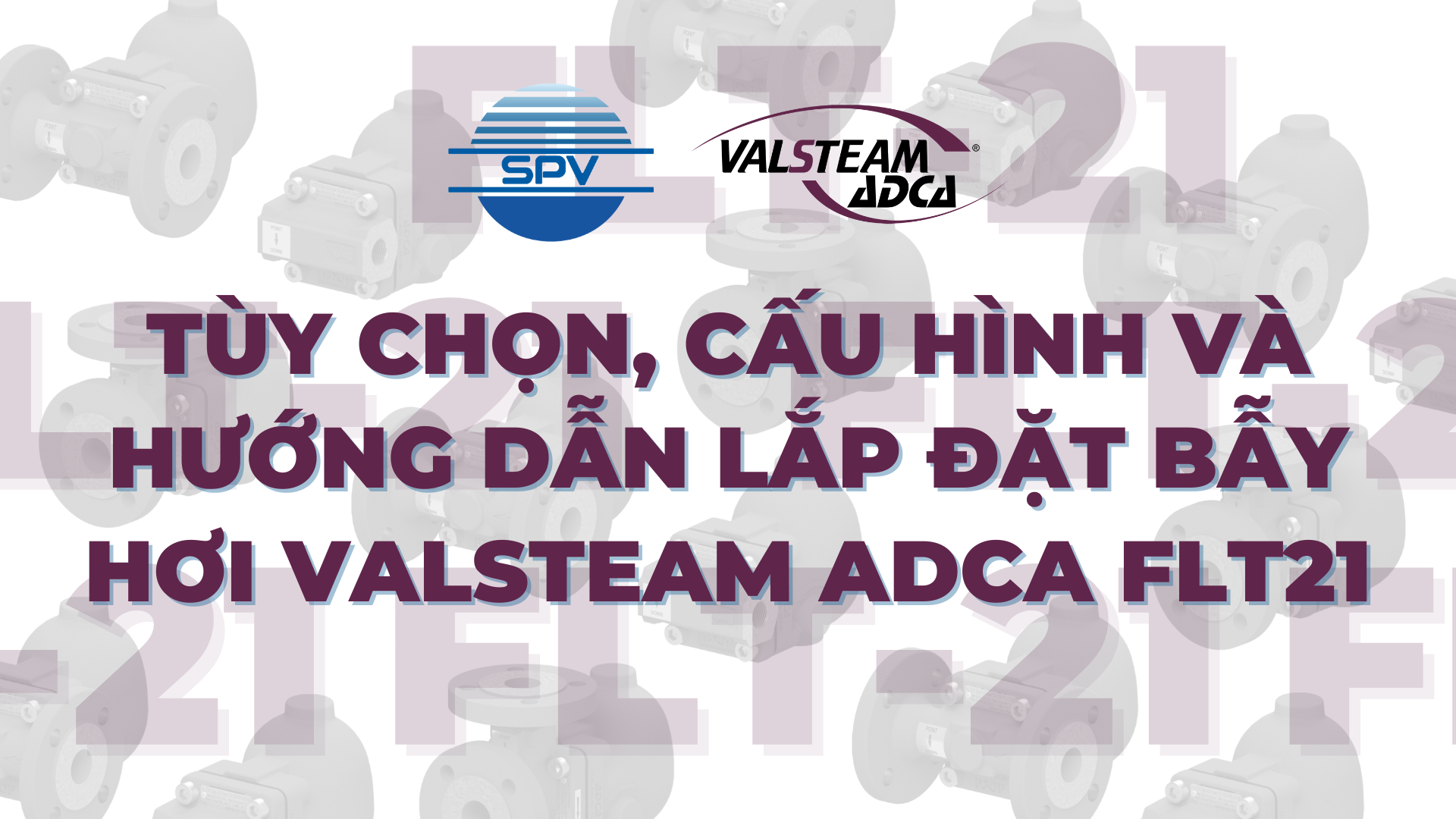Các Tùy Chọn, Cấu Hình và Hướng Dẫn Lắp Đặt Bẫy Hơi Valsteam ADCA FLT21