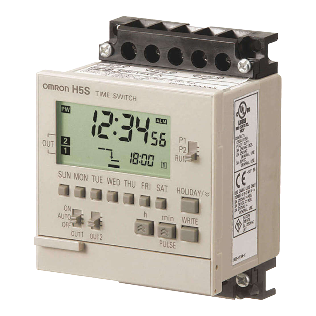 Bộ hẹn giờ hàng tuần kỹ thuật số Omron H5S
