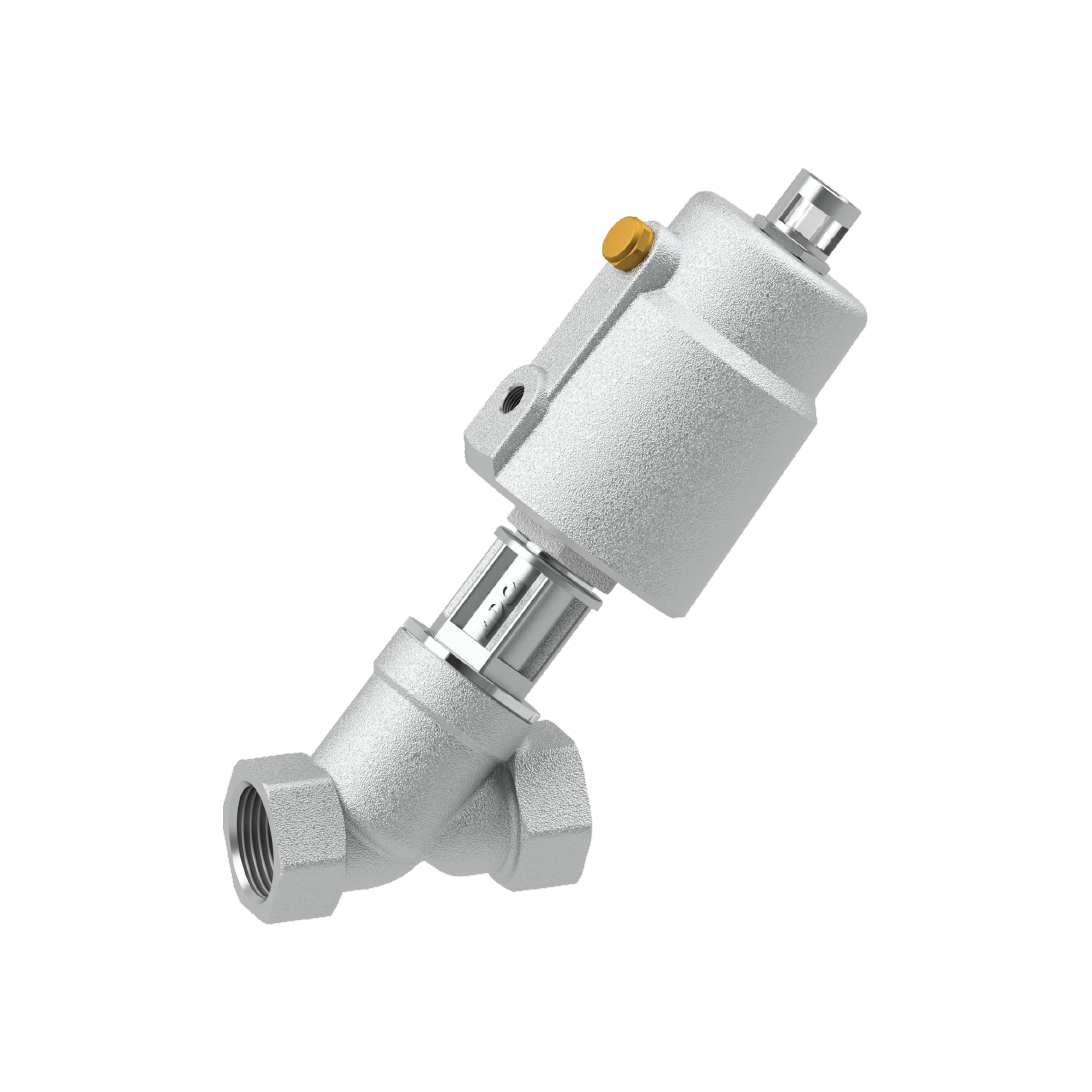 Van góc đóng ngắt khí nén piston Valsteam Adca PAV21