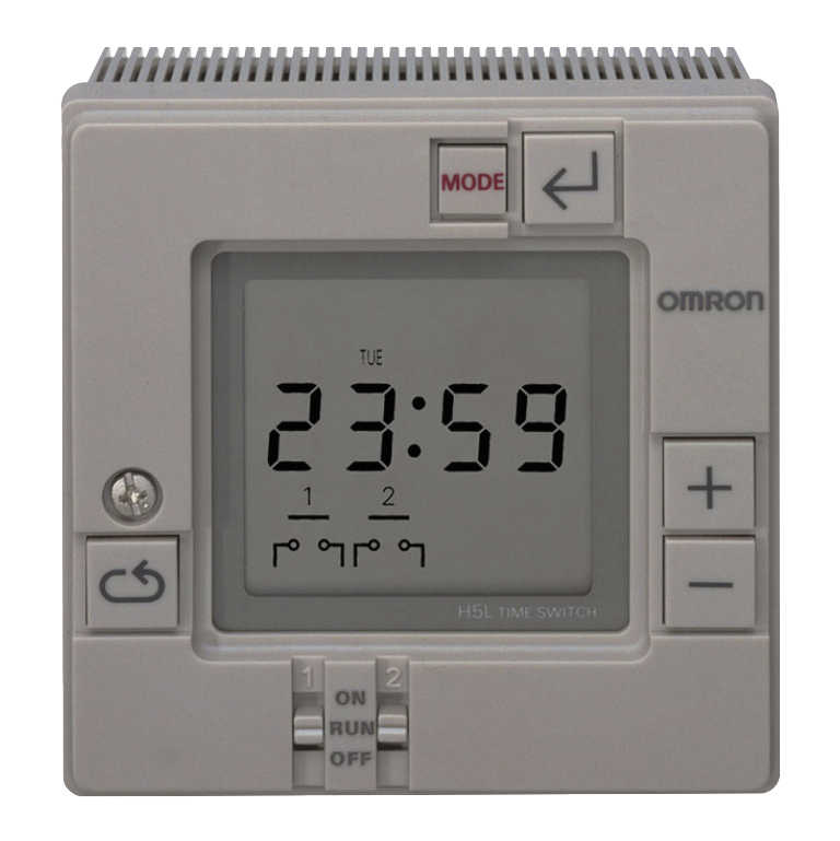 Bộ hẹn giờ hàng ngày kỹ thuật số Omron H5L
